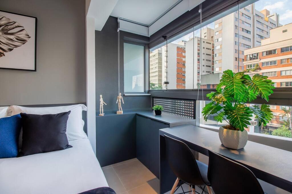 상파울루 Bhomy Pinheiros Moderno E Bem Localizado Or607 아파트 외부 사진